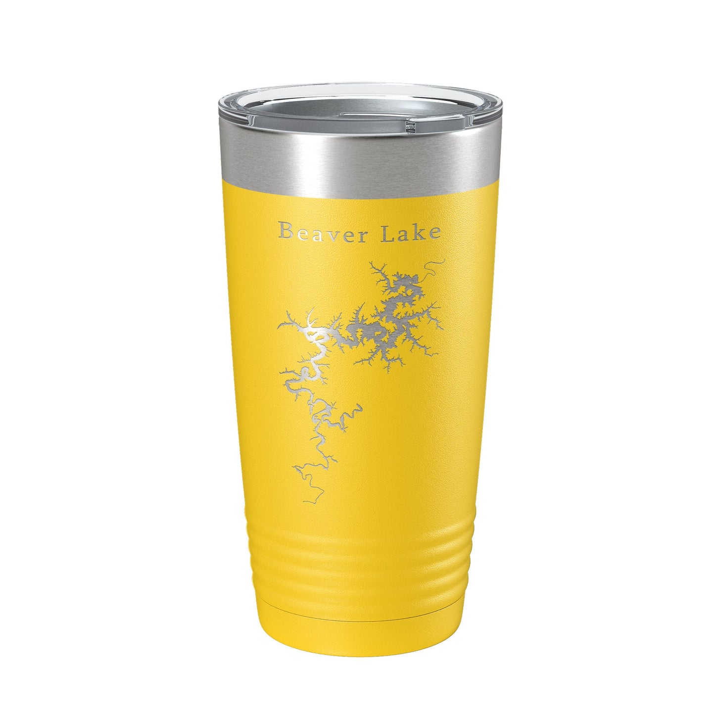 Beaver Lake Map Tumbler Travel Mug Insulated Laser Engraved Coffee Cup Arkansas 20 oz-19