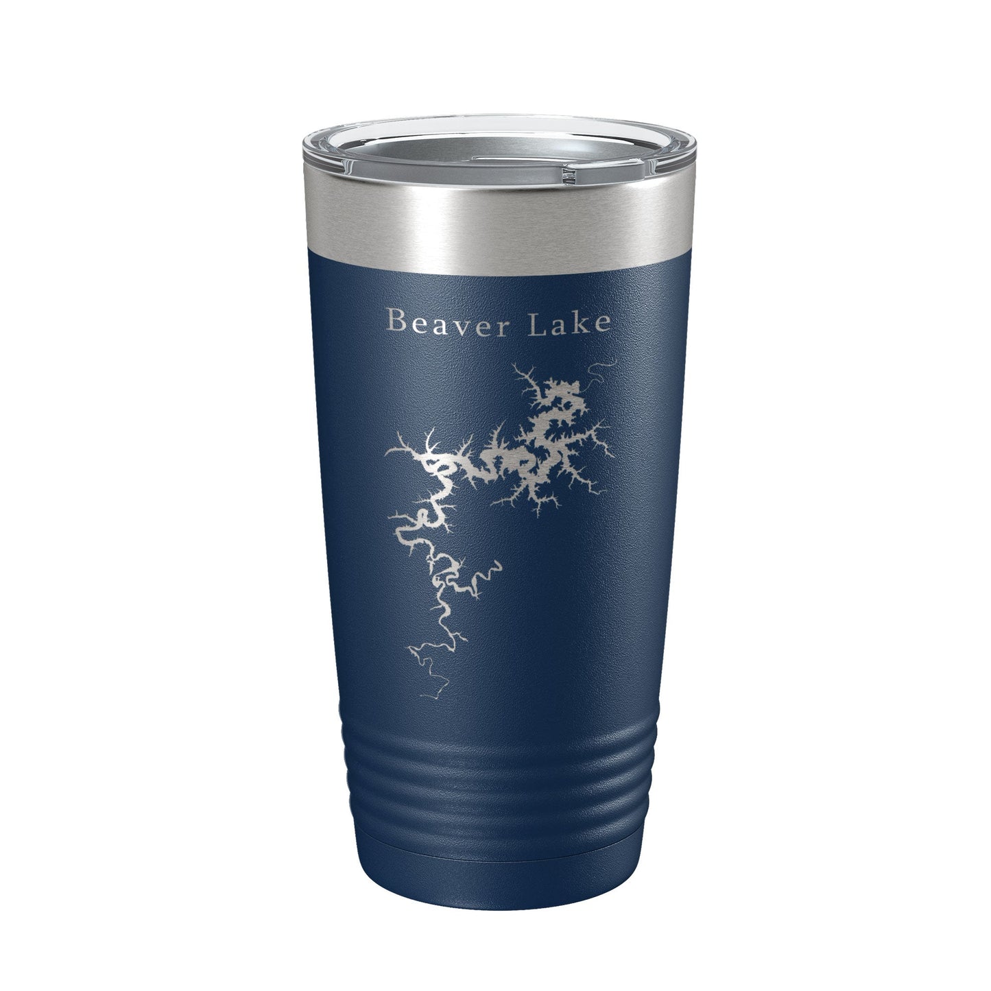 Beaver Lake Map Tumbler Travel Mug Insulated Laser Engraved Coffee Cup Arkansas 20 oz-8